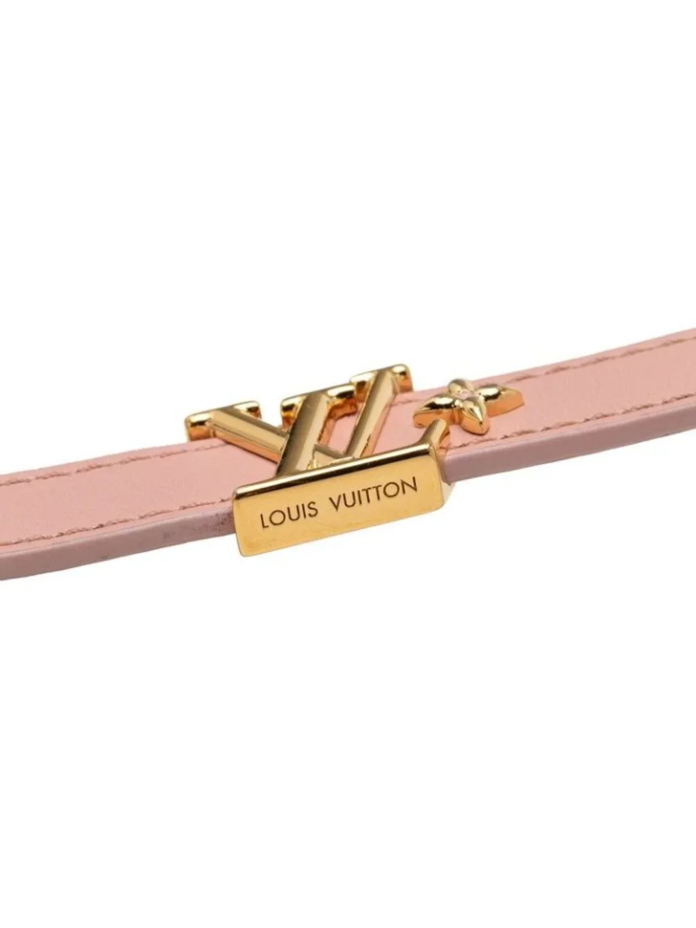 Louis Vuitton Bracelet LV Iconic 17 Pink Leather